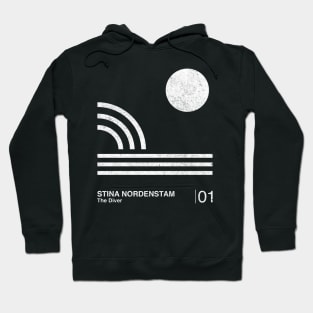 The Diver / Minimalist Graphic Artwork Design Hoodie